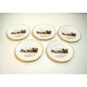 Royal Tara Fine Bone China Ireland 6" Plates Set of Five